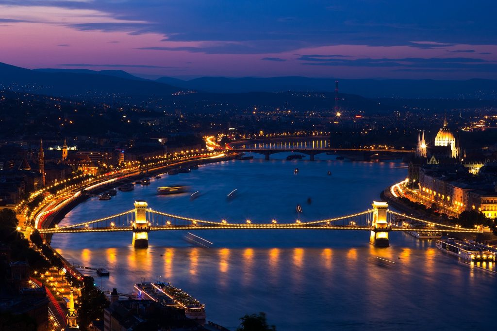 Budapest Danube: slow moving, like Blood stasis