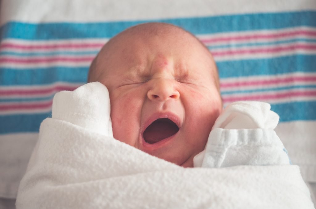 Baby Yawning. Worries about your baby often lead to nervous stomach anxiety.