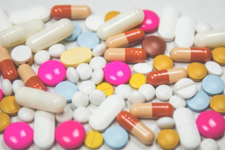 Pills including antibiotics