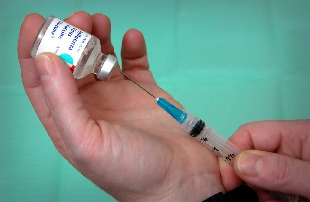 Syringe for injection