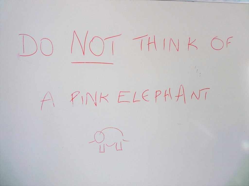 Do not think of a pink elephant: over-thinking damages your Spleen function