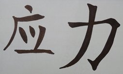 Chinse hieroglyph for Signs of Stress
