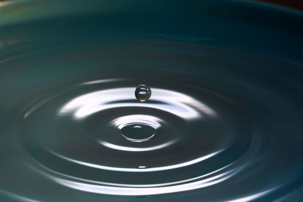 water ripple: meditation to help calm the mind if Stomach Qi Rebels