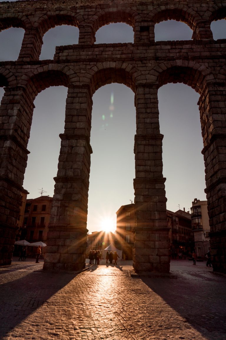 Segovia aqueduct made of blocks creating something bigger, like syndromes.