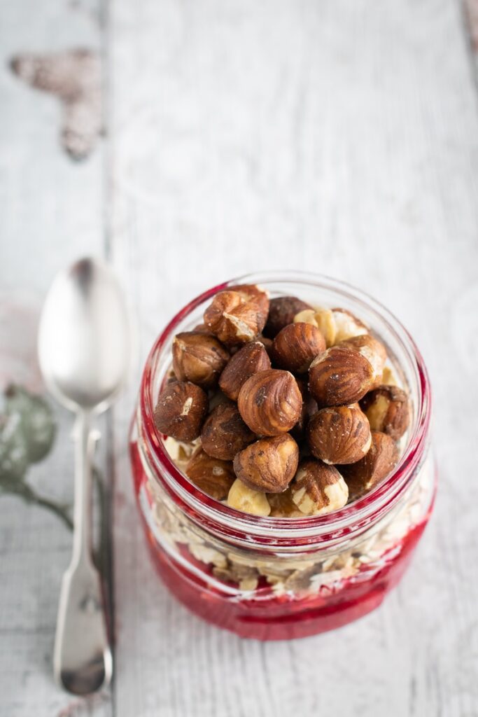 Hazelnuts contain magnesium, often good when you diagnose atrial fibrillation